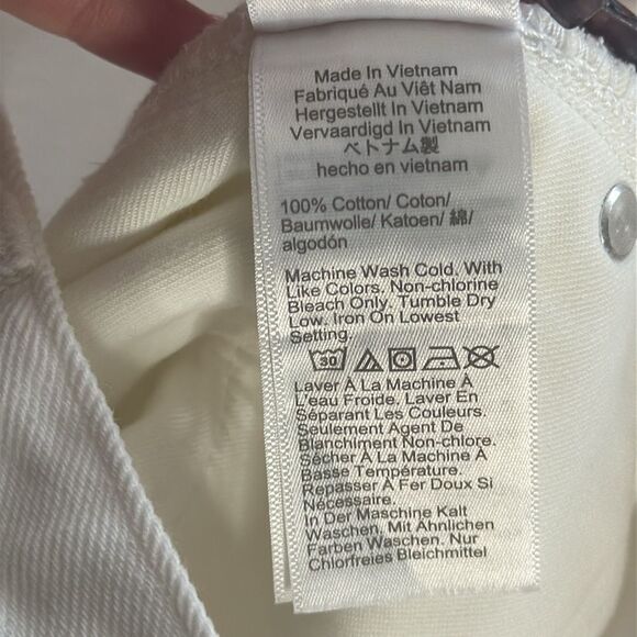 J Crew Superwide Leg Jeans Womens Size 28‎ White - Picture 9 of 12